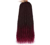 SUXUMHAO 45,7 cmCrochetBoxTrecceHairpreloopedGoddessBoxBraidsCrochetBraidingHair6PacksCrochetBoxBraidsBoxBraidsCrochetHair,C