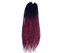 SUXUMHAO 61 cm; crochetboxtrecceHairpreloopedGoddessBoxBraidsCrochetBraidingHair6PacksCrochetBoxBraidsBoxBraidsCrochetHair, B