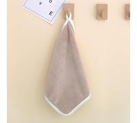 SUXUMHAO Asciugamani da 30 x 30 cm, possono essere appesi con asciugamani quadrati, leggeri, ad asciugatura rapida per il bagno e la stanza della polvere (caffè)