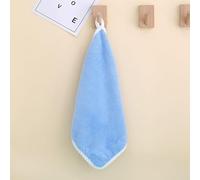 SUXUMHAO Asciugamani da 30 x 30 cm, possono essere appesi con asciugamani quadrati, leggeri, ad asciugatura rapida per il bagno e la stanza della polvere (blu)