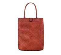 SUXUMHAO Borsa a tracolla da donna in tessuto intrecciato, borsa tote e borsa per cosmetici, borsa a tracolla per l'estate e la spiaggia, 33 x 1,5 x 45 cm, rosso
