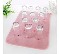 suxuMhao Tappetino scolapiatti rosa, 38 x 50 cm, tappetino scolapiatti da cucina, tappetino per asciugare i piatti in pietra, tappetino asciutto per piatti, 1 tappetino scolapiatti per bancone della