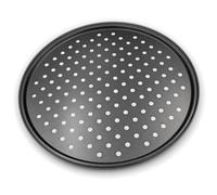 SUXUMHAO Teglia da forno per pizza da 25,9 cm, per forno, cucina, ristorante, colore: nero