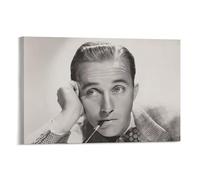 SUYEKON Bing Crosby 0812-denoise-denoise - Poster su tela con foto artistica da parete e da parete con cantante, poster per soggiorno e soggiorno, 60 x 90 cm