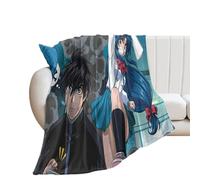 SUYEKON Coperta in pile con motivo anime panico in metallo (11), decorazione autunnale, coperta di flanella per letto, divano, campeggio, morbida, 152,4 x 203,2 cm