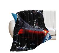 SUYEKON Coperta in pile con motivo anime Space Battleship Yamato (21), decorazione autunnale, per la casa, per letto, divano, campeggio, morbida, 127 x 152,4 cm