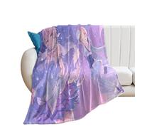 SUYEKON Coperta in pile con motivo anime The Idol Master, Koume Shirasaka, per tutte le stagioni, comoda e leggera, in flanella, per divano, letto, 178 x 203 cm