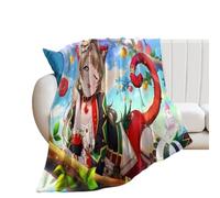 SUYEKON Coperta in pile spessa e calda, per tutte le stagioni, 178 x 203 cm, motivo: albero di Minami Kotori, Love Live Anime