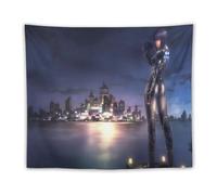 SUYEKON Ghost in the Shell - Poster anime giapponese Motoko Kusanagi, decorazione da parete, decorazione per la casa, idea regalo, 127 x 152,4 cm