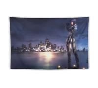 SUYEKON Ghost in the Shell Poster anime giapponese Motoko Kusanagi Wall Art Arazzo Regali Stampe per camera da letto Decorazione per la casa da appendere Picture Painting Arazzi 152,4 x 228,6 cm