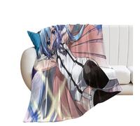 SUYEKON Heavens Lost Property - Coperta in pile con motivo anime Nymph Wings-2030, decorazione autunnale, per casa, letto, divano, campeggio, morbida, 127 x 152,4 cm
