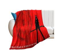 SUYEKON Hellsing - Coperta integrale in pile di flanella, per tutte le stagioni, con poster a tema anime, accogliente, leggera, decorazione autunnale, 101,6 x 127 cm