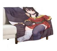SUYEKON KonoSuba 2-0812-denoise-denoise - Coperta in pile a tema anime Popping Is Art Megumin 2-0812-denoise, per letto, divano, coperta in flanella spessa e calda, morbida e pelosa, per tutte le