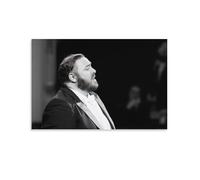 SUYEKON Luciano Pavarotti - Poster con foto d'arte del mondo tenore, 7 stampe artistiche su tela, poster decorativo moderno per la casa, 20 x 30 cm