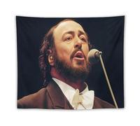 SUYEKON Luciano Pavarotti Poster World Tenor Art Photos (1) Stampa Arazzo Wall Paint Art Arredi Arte Decorazione Moderna Casa Opere Regalo Idea Regalo 127 x 152 cm