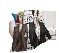 SUYEKON Moriarty - Coperta in pile leggera e soffice con poster dell'anime Moriarty The Patriot (10), per divano, letto, 76,2 x 101,6 cm