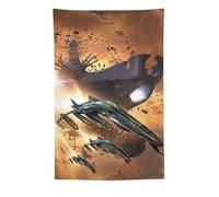 SUYEKON Poster a tema anime Space Battleship Yamato, 10 pezzi, stampa artistica, arazzo da parete, decorazione per la casa, regalo estetico, 152,4 x 228,6 cm