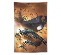 SUYEKON Poster a tema anime Space Battleship Yamato (10), stampa artistica, arazzo da parete, decorazione per camera da letto, decorazione per la casa, regalo estetico, 101,6 x 152,4 cm