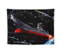 SUYEKON Poster a tema anime Space Battleship Yamato (21) pittura su parete arazzo con stampa a scorrimento per soggiorno pareti decorazione casa arazzi 152,4 x 203,2 cm