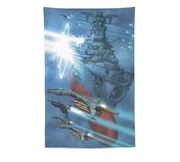 SUYEKON Poster a tema anime Space Battleship Yamato, decorazione moderna, 152,4 x 228,6 cm