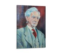 SUYEKON Poster con musicista Bertrand Russell, stampa artistica su tela, decorazione per la casa, 20 x 30 cm, 6 pezzi