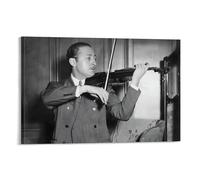 SUYEKON Poster con musicista Jascha Heifetz (4), stampa artistica da parete su tela, poster decorativo moderno per la famiglia, 50 x 75 cm
