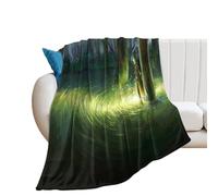 SUYEKON Poster dell'anime Mushishi (5), coperte in pile per letto, divano, coperta di flanella spessa e calda, morbida e pelosa, per tutte le stagioni, 178 x 203 cm