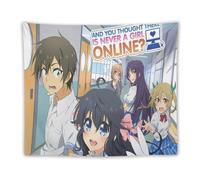 SUYEKON Poster denoise-denoise con scritta in inglese "And You Thought There Is Never A Girl Online", stampa artistica da parete, decorazione per la camera da letto, idea regalo, 127 x 152,4 cm