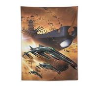 SUYEKON Poster di anime Space Battleship Yamato (10), decorazione artistica da parete per camera da letto, 76,2 x 101,6 cm
