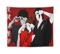 SUYEKON Samurai Champloo Poster La pace del mondo, arazzo decorativo da parete per camera da letto, stampa moderna per la casa, 127 x 152,4 cm