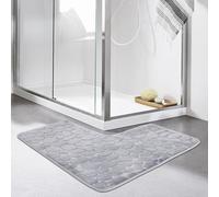 SUYOPPM Tappetino da Bagno a Forma di L, Antiscivolo, Assorbente, Tappetino angolare per Doccia, Morbido, Lavabile in Lavatrice, Tappeto Curvo per Camera da Letto e Cucina