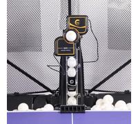Suz Robot da ping pong con rete - Macchina automatica per palline da ping pong S201 per allenamento con palline da 40 mm