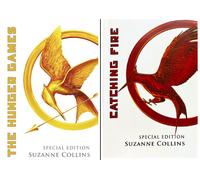 Suzanne Collins 2 Libri The Hunger Games Catching Fire Copertina Flessibile