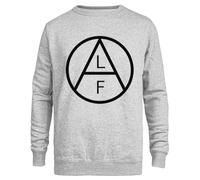 Suzetee Animal Liberation Front Maglione Maglia Girocollo Unisex Grigia