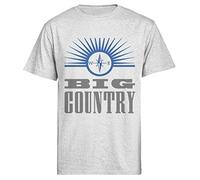 Suzetee Big Country T-Shirt Grigia da Uomo A Maniche Corte