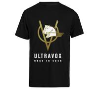 Suzetee Ultravox Rage Maglietta da Uomo Nera A Maniche Corte