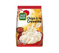 SUZI WAN Chips Antipasto al gamberetto 50 g - Confezione da 12 unità