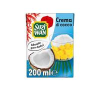 Suzi Wan Crema di Cocco, Ideale per piatti tipici Asiatici e non solo, 12 pratiche confezioni da 200ml ognuna