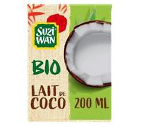Suzi Wan - Latte di cocco biologico, 200 ml, 6 pezzi = 1,2 l