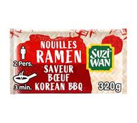 SUZI WAN Pasta precotta WOK ramen coreano BBQ (2 x 160 g)