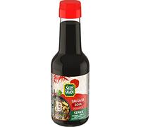 Suzi Wan Salsa di Soia, Condimento Ottimale ai Fornelli o per insaporire Pietanze, Fermentazione Naturale e Ricetta Tradizionale, 12 bottigliette da 143 ml ognuna