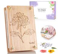 Suziko Kit per la Pressatura di Grandi Fiori per la Conservazione di Fiori e Piante - Misure 27.5 x 17.8 cm - Arte e Mestieri per Adulti e Bambini, la scelta migliore per un regalo