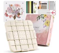 Suziko Nuovo Pressafiori da Microonde Grande da 9 Pollici (23cm) per Pressare Fiori e Foglie e Creare Fiori Pressati con Cornice Fotografica