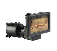 SUZLAZYR Mirino Digitale per la Visione Notturna Display HD 1080P da 4,3 Pollici Telecamera monoculare per Visione Notturna con illuminatore a infrarossi da 5 W 850 NM per oculari da 35-46 mm