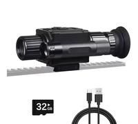 SUZLAZYR NK008 Cannocchiale Digitale per Visione Notturna per la Caccia Mirino a infrarossi Monoculare Zoom 5X con Reticolo Videocamera HD 1080P