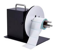 SUZLAZYR Riavvolgitore Automatico per Etichette, Riavvolgimento bidirezionale, Anima da 1 a 3", velocità Regolabile, Macchina con Rullo per Etichette da 185 mm Sincronizzazione con la Stampante