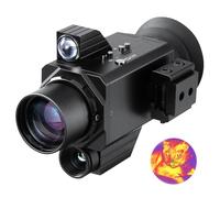 SUZLAZYR Visore Notturno con Immagini Termiche 4K - HD+LR+Visione Notturna+Imaging Termico 4 in 1, 12um 296×192 (60 Hz), Ingrandimento 7X, Monoculare Termico per la Caccia Notturna