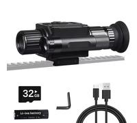 SUZLAZYR Visore Notturno NK008 per la Caccia, Mirino monoculare a infrarossi HD 1080p, Illuminatore IR 850 Integrato, Zoom Digitale 5X