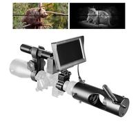 SUZLAZYR Visore Notturno - Telecamera per Caccia, Cannocchiali da Fucile con Display HD da 4,3 Pollici e Torcia IR a infrarossi da 850 NM, Visualizzazione Notturna a 200 m