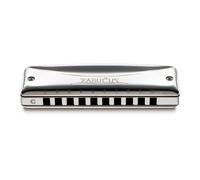 Suzuki 10 Fori Armonica Favoloso Serie F-20J-C Chiave Ottone Argento Nuovo